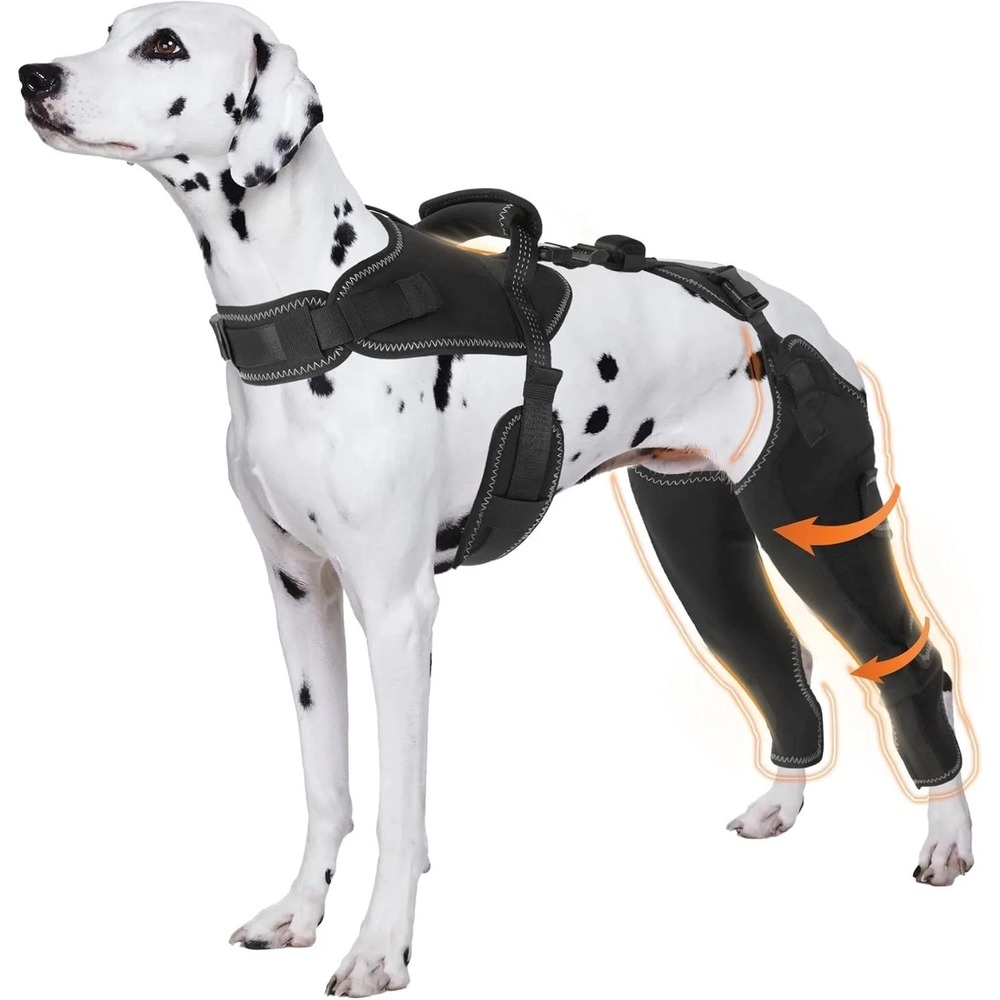 Dog ACL Brace Hind Leg Keeps Joints Warm and Stable, Upgraded Adjustable Leg XXL